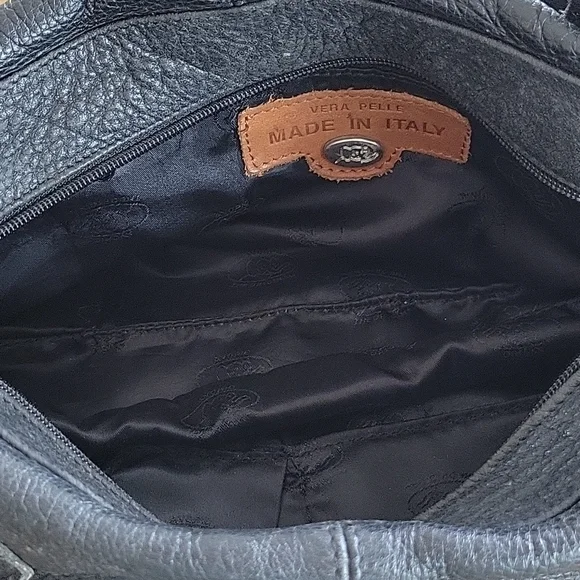 VINTAGE VERA PELLE LEATHER BAG MADE IN ITALY - Picture 6 of 13